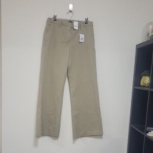J. CREW Tan Cotton Wide Leg Pant NWT